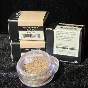 Larenim Blonde just browzen eyebrow liner loose powder mineral makeup new